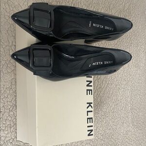 Anne Klein Black Patent Heels